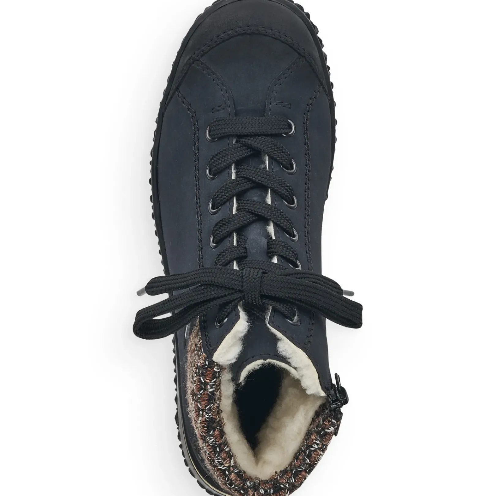 Sale Rieker Damskie Sznurowane Buty W Kolorze Oceanicznego Blekitu