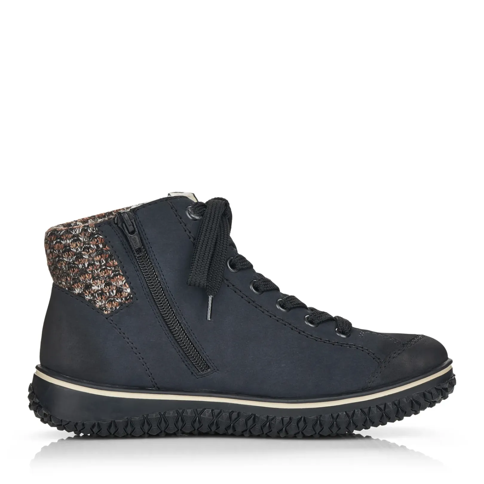 Sale Rieker Damskie Sznurowane Buty W Kolorze Oceanicznego Blekitu