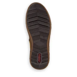 Outlet Rieker Damskie Sznurowane Buty W Kolorze Slonecznikowo-Zoltym