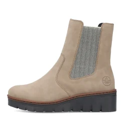 Fashion Rieker Damskie Sznurowane Buty W Kolorze Lupkowo-Niebieskim