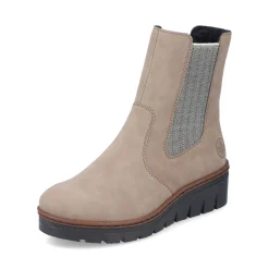 Fashion Rieker Damskie Sznurowane Buty W Kolorze Lupkowo-Niebieskim