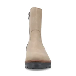 Fashion Rieker Damskie Sznurowane Buty W Kolorze Lupkowo-Niebieskim