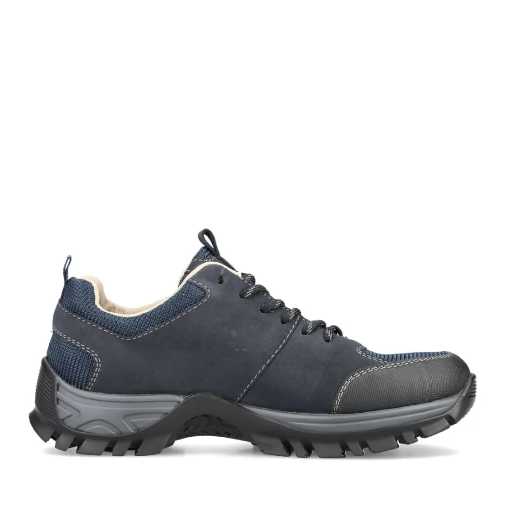 Clearance Rieker Damskie Sznurowane Buty W Kolorze Oceanicznego Blekitu