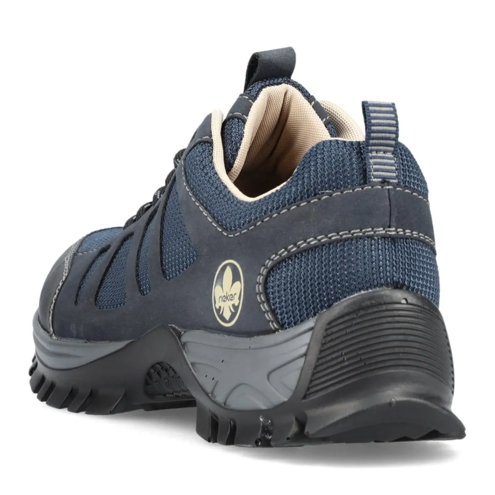 Clearance Rieker Damskie Sznurowane Buty W Kolorze Oceanicznego Blekitu