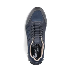 Clearance Rieker Damskie Sznurowane Buty W Kolorze Oceanicznego Blekitu