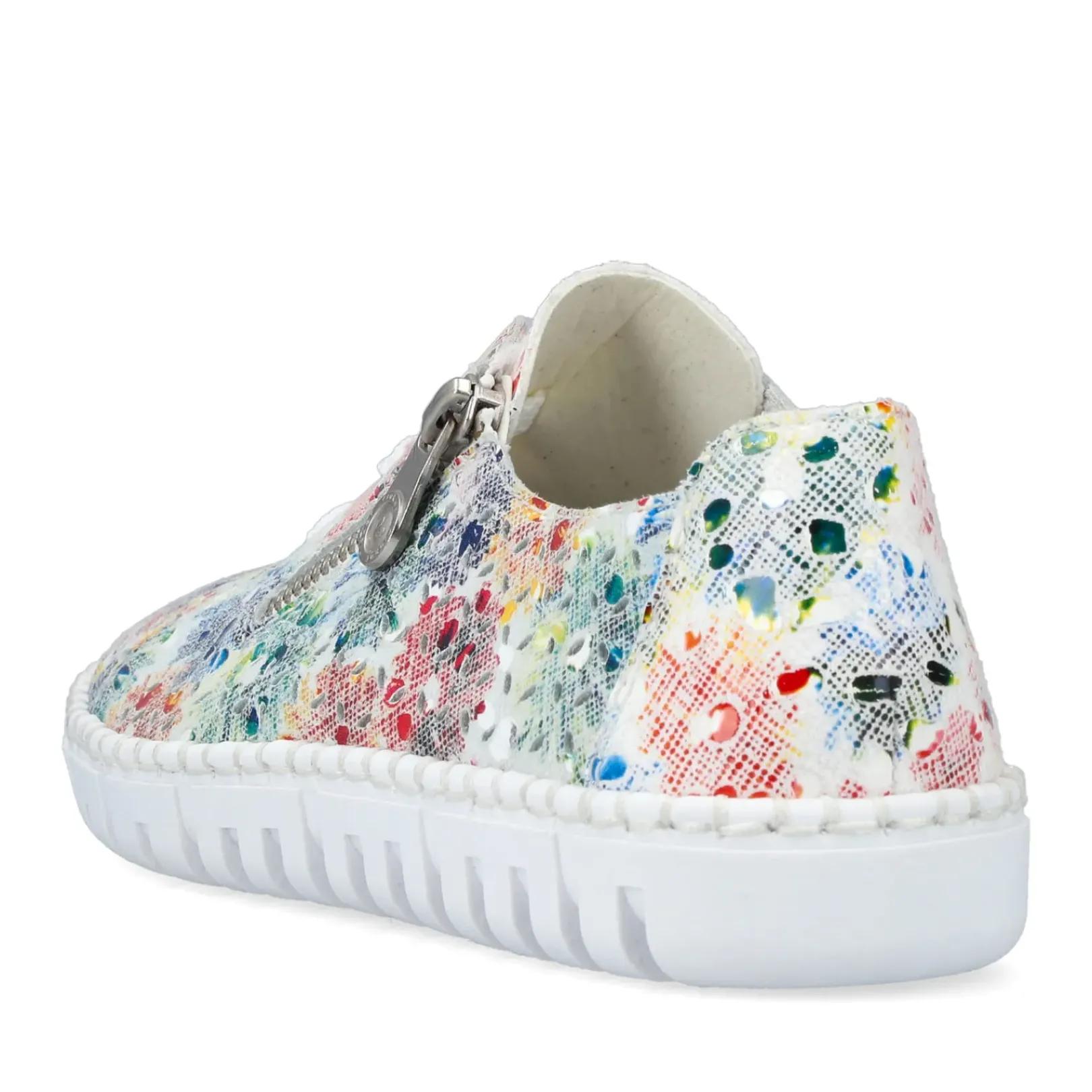 Online Rieker Damskie Sznurowane Buty W Kwiaty