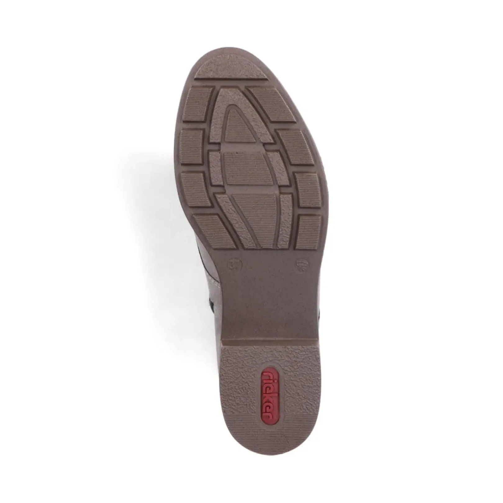 Fashion Rieker Damskie Sznurowane Buty W Kolorze Srebrnoszarym