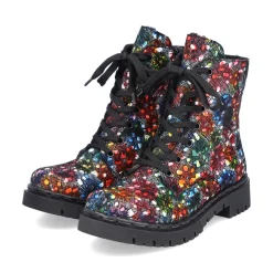 Outlet Rieker Damskie Sznurowane Buty Multi