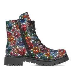 Outlet Rieker Damskie Sznurowane Buty Multi