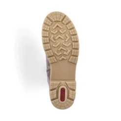 Best Rieker Damskie Sznurowane Buty W Kolorze Platynowo-Szarym