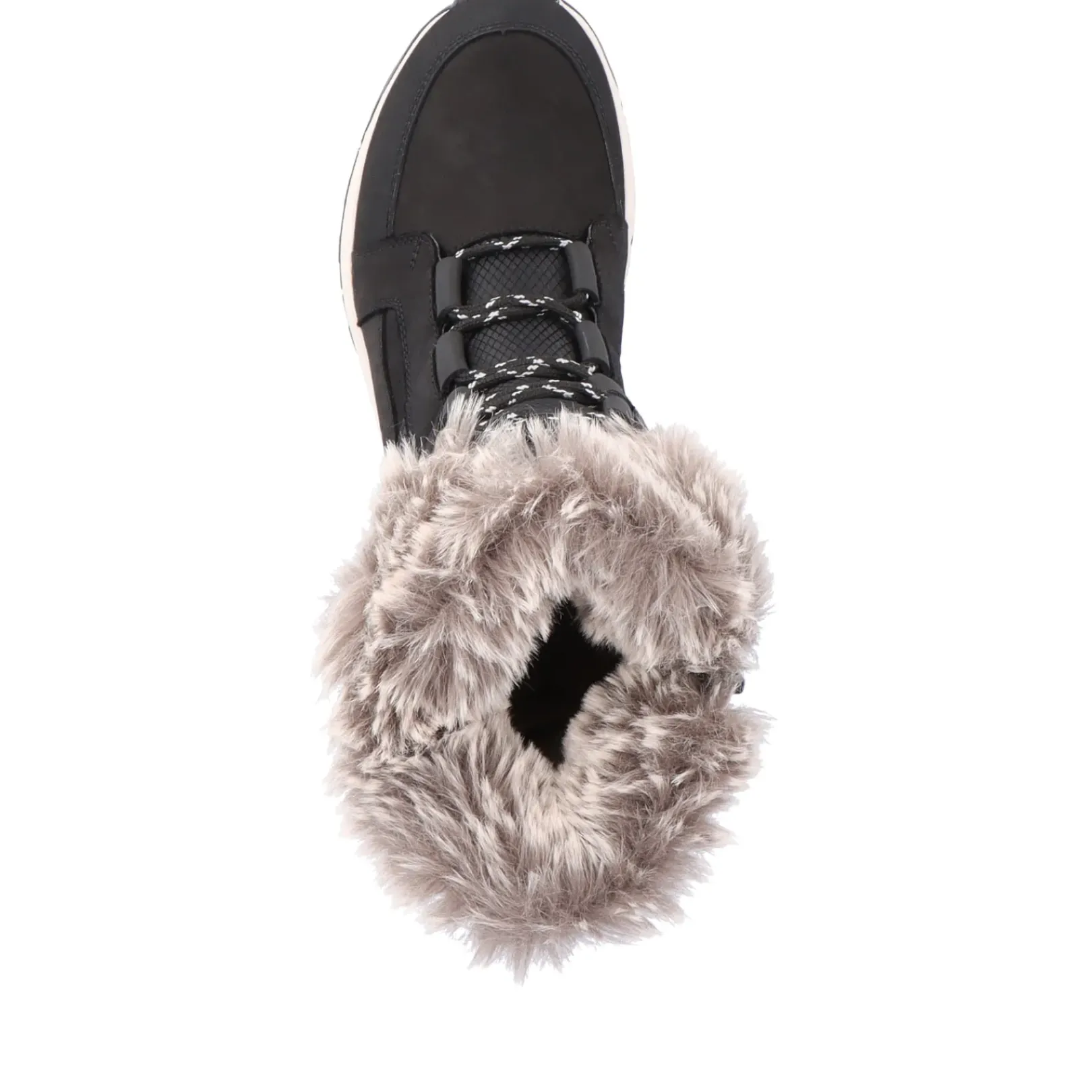 Discount Rieker Damskie Sznurowane Buty Night Black