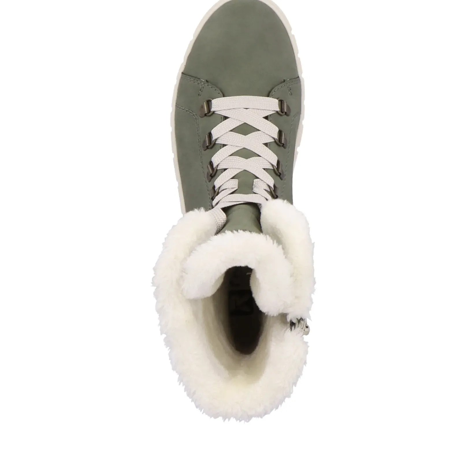 Fashion Rieker Damskie Sznurowane Buty Khaki Snow