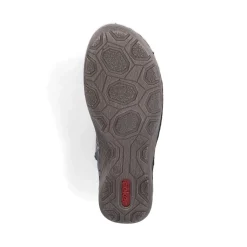 Hot Rieker Damskie Sznurowane Buty W Kolorze Stalowoniebieskim