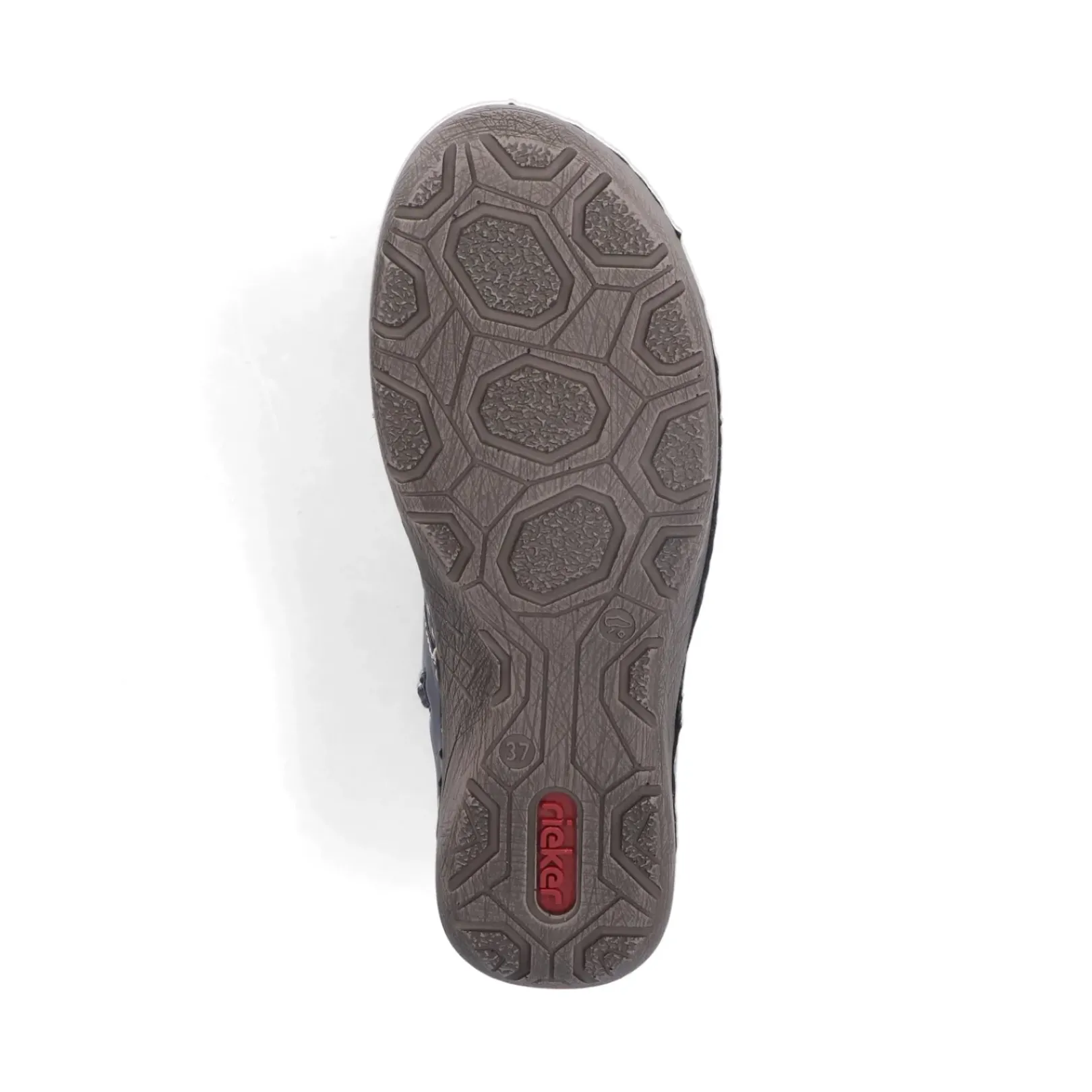 Hot Rieker Damskie Sznurowane Buty W Kolorze Stalowoniebieskim