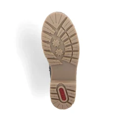 Fashion Rieker Damskie Sznurowane Buty W Kolorze Asfaltowo-Szarym