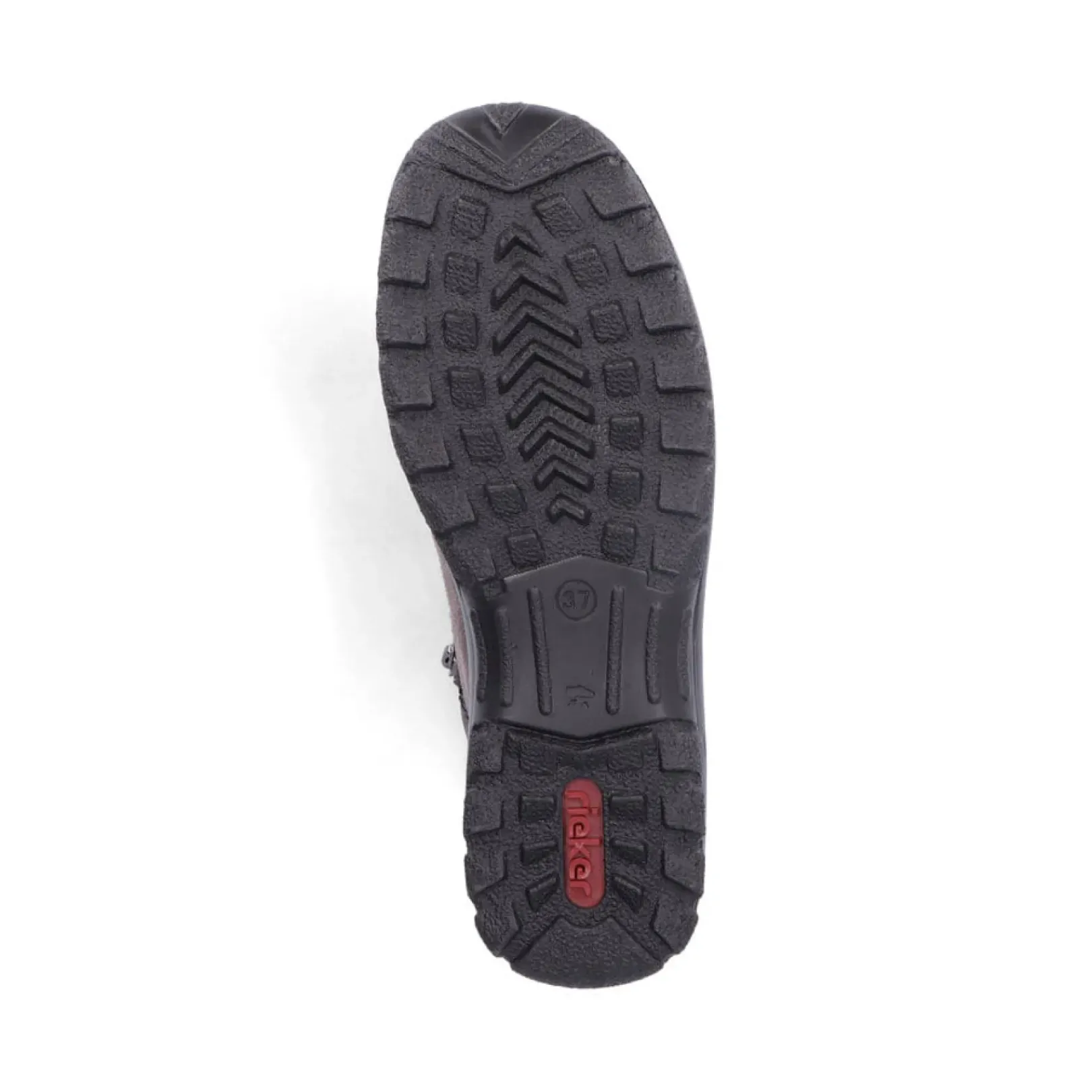 New Rieker Damskie Sznurowane Buty W Kolorze Stalowoszarym
