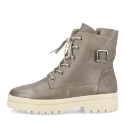Best Rieker Damskie Sznurowane Buty W Kolorze Asfaltowo-Szarym