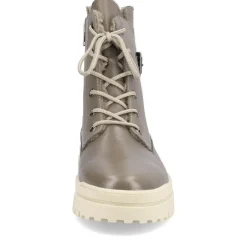 Best Rieker Damskie Sznurowane Buty W Kolorze Asfaltowo-Szarym