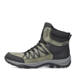 New Rieker Damskie Sznurowane Buty W Kolorze Khaki