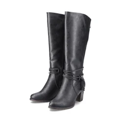 New Rieker Damskie Sznurowane Buty , Asfaltowe, Czarne