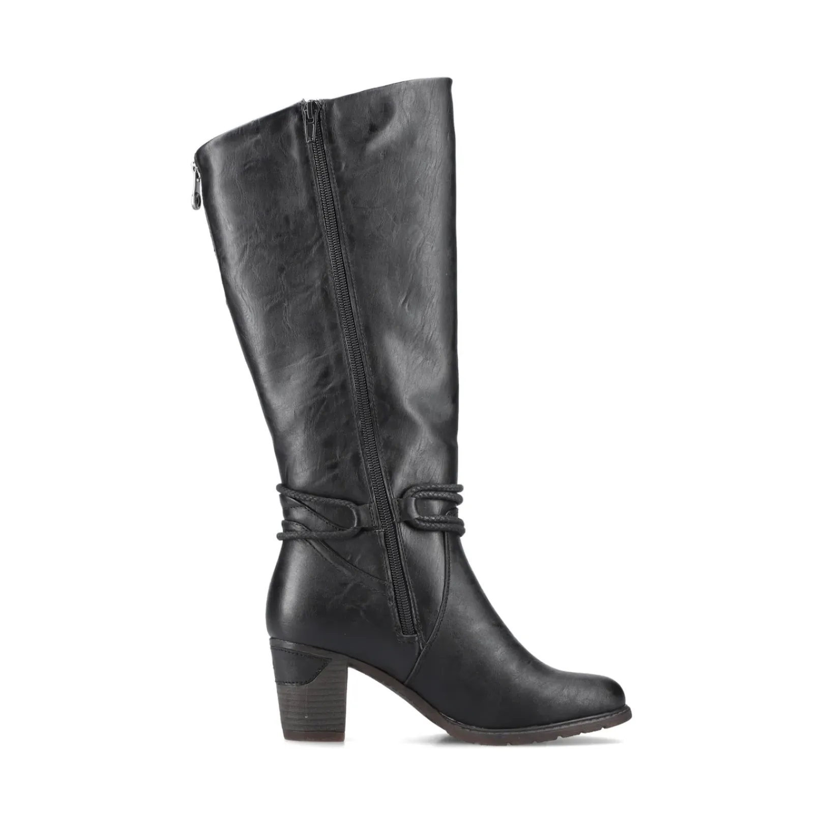 New Rieker Damskie Sznurowane Buty , Asfaltowe, Czarne