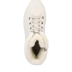 Clearance Rieker Damskie Sznurowane Buty Frost White
