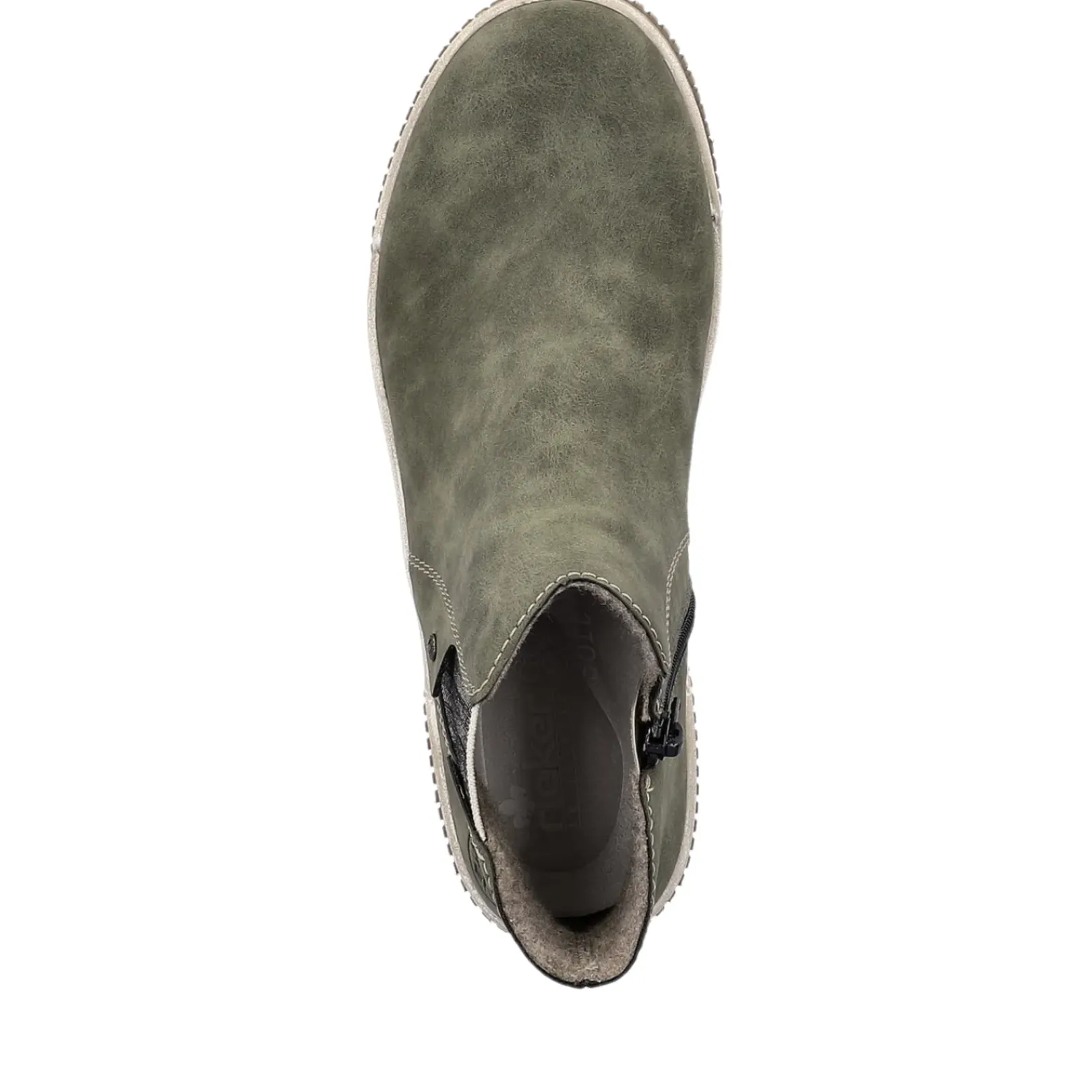 New Rieker Damskie Sztyblety W Kolorze Khaki