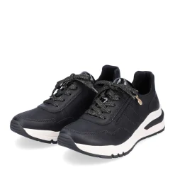 Discount Rieker Damskie Tenisowki Low Night W Kolorze Czarnym