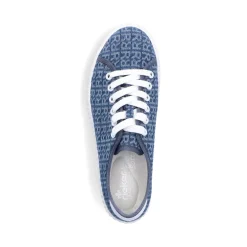 Discount Rieker Damskie Tenisowki Low W Kolorze Slate Blue