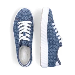 Discount Rieker Damskie Tenisowki Low W Kolorze Slate Blue