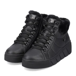 Clearance Rieker Damskie Tenisowki , Wysokie, W Kolorze Glebokiej Czerni