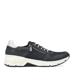 Sale Rieker Damskie Tenisowki Low Steel Blue