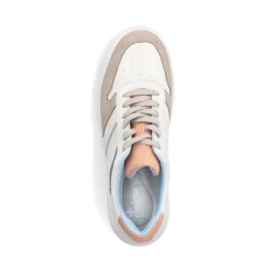 New Rieker Damskie Tenisowki Low Swan White