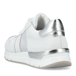 Clearance Rieker Damskie Tenisowki Low Ice White