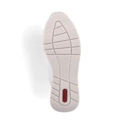 Clearance Rieker Damskie Tenisowki Low Ice White