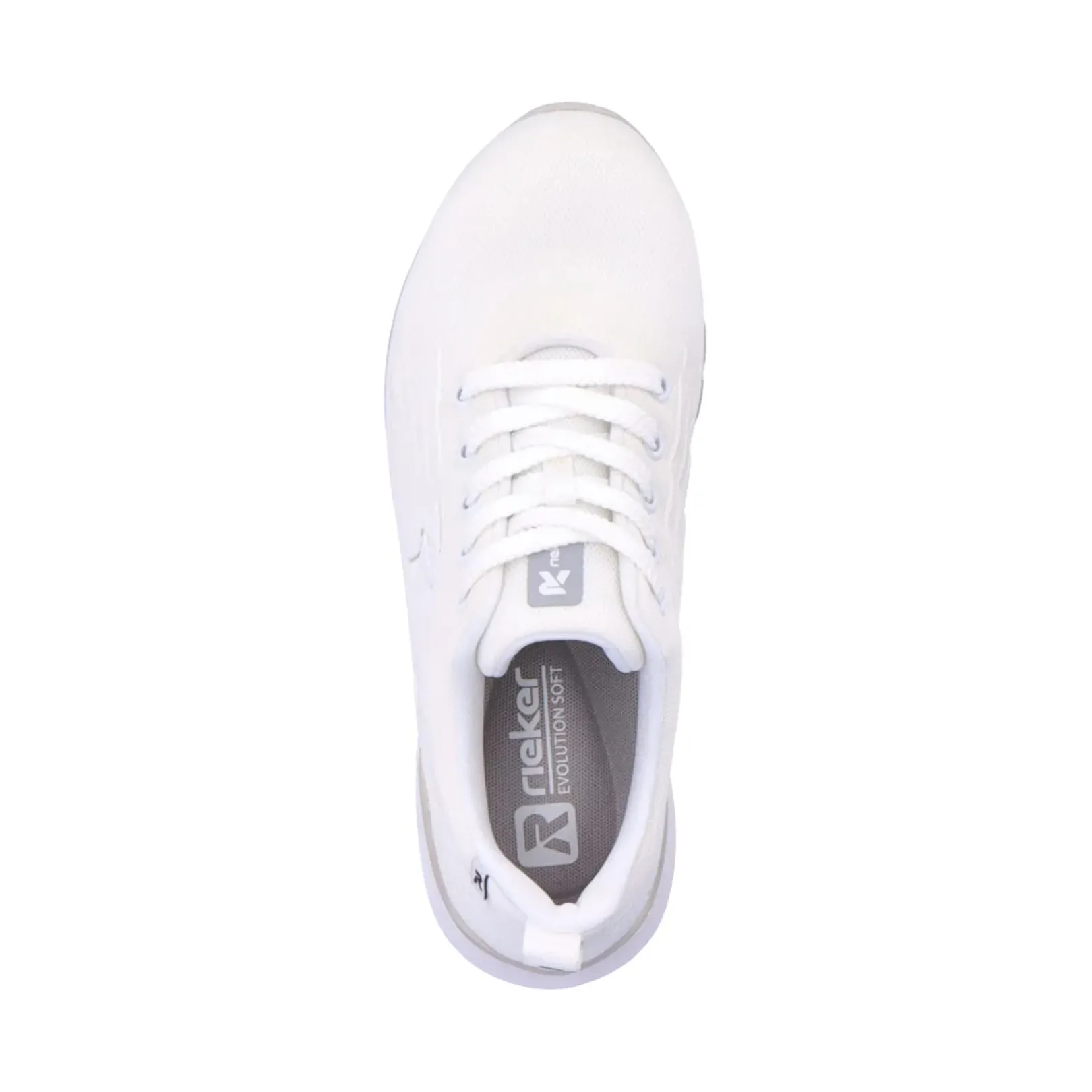 Online Rieker Damskie Tenisowki Low Frost White