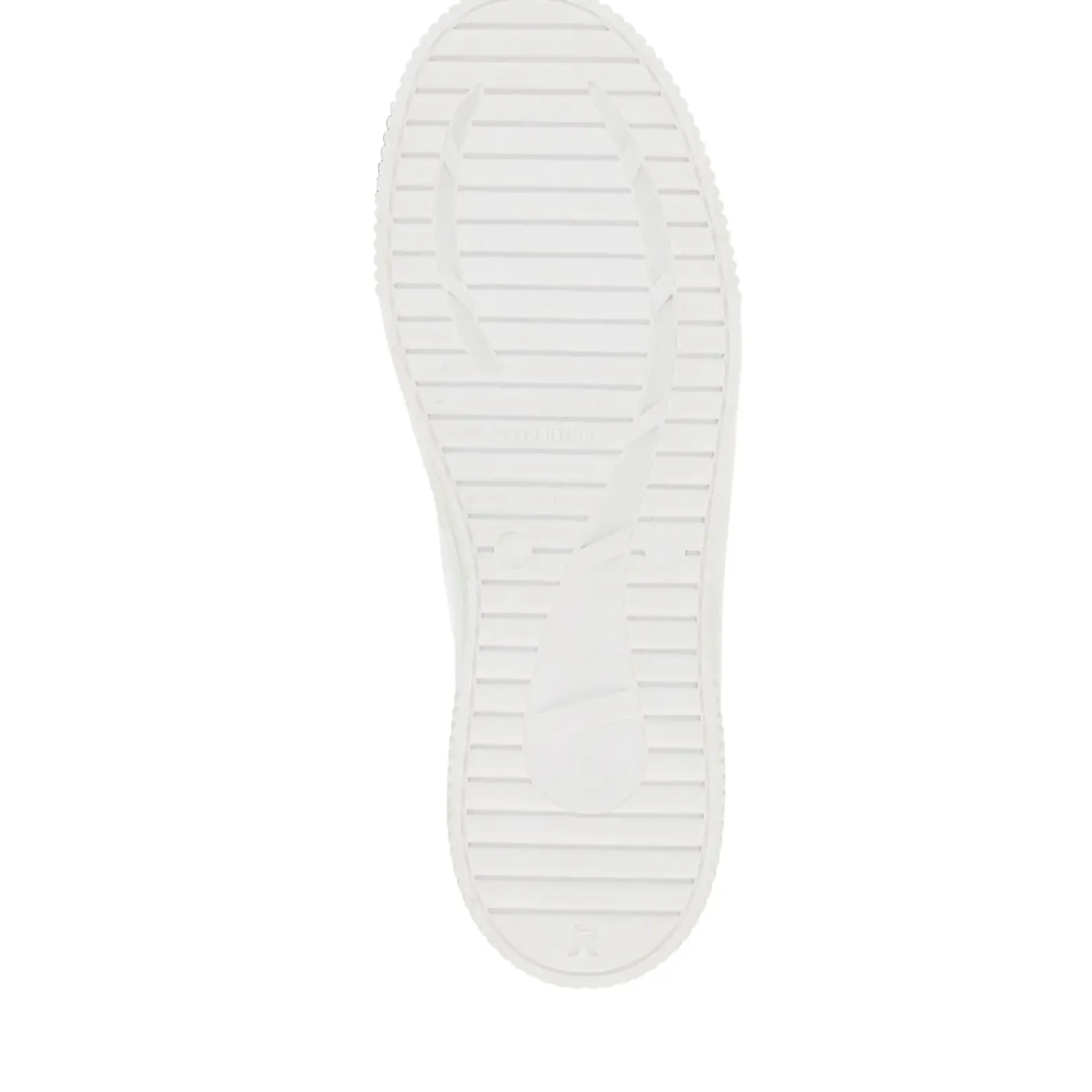 Online Rieker Damskie Tenisowki Low Crystal-White Light-Aqua