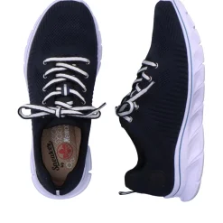 Sale Rieker Damskie Tenisowki Low Ocean Blue