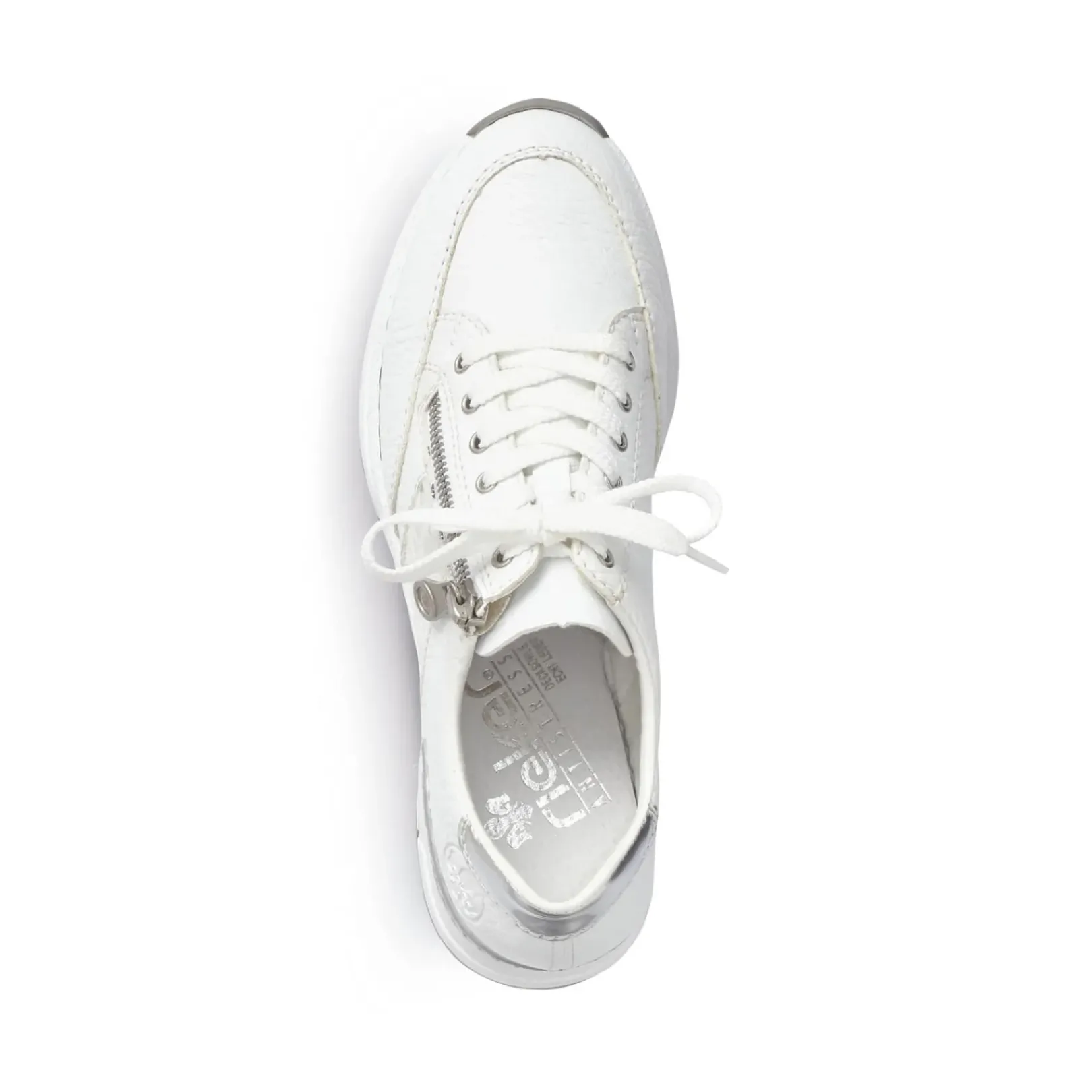 Discount Rieker Damskie Tenisowki Low Swan White