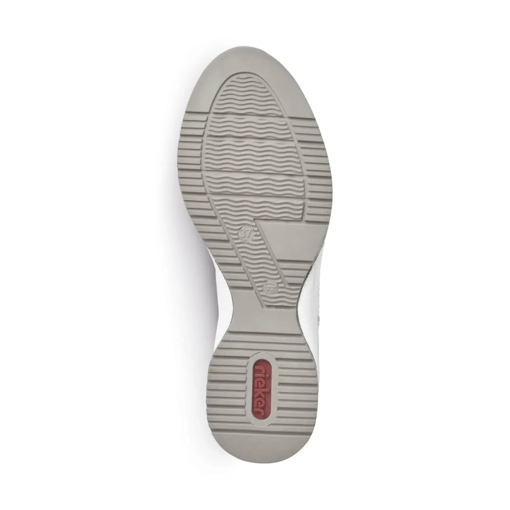 Discount Rieker Damskie Tenisowki Low Swan White