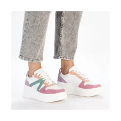Discount Rieker Damskie Tenisowki Low Ice W Kolorze Bialym, Wielokolorowe