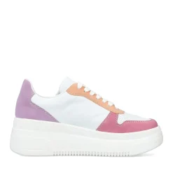 Discount Rieker Damskie Tenisowki Low Ice W Kolorze Bialym, Wielokolorowe