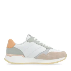 Clearance Rieker Damskie Tenisowki Niskie Perlowo-Bialo Szaro-Zielone