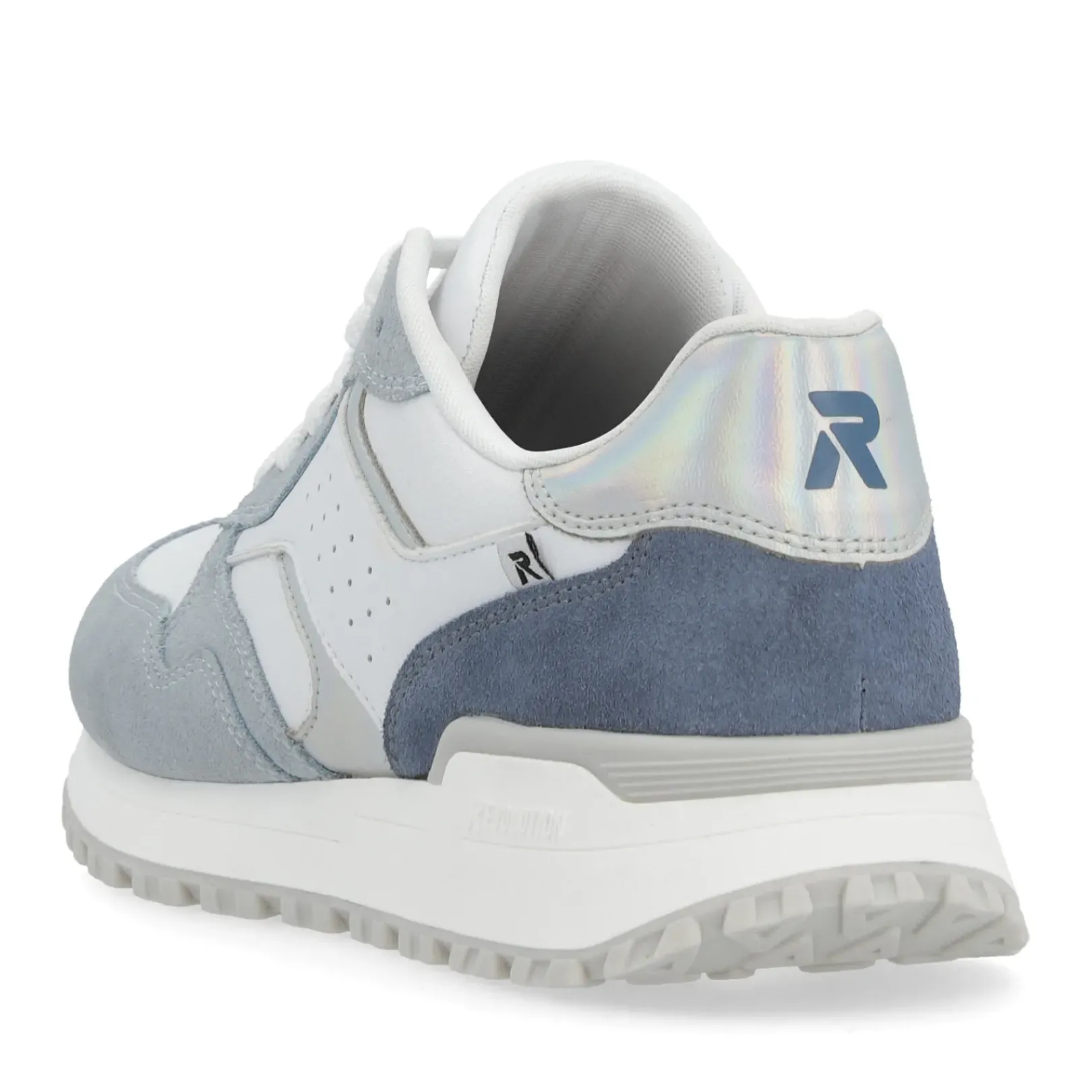 Fashion Rieker Damskie Tenisowki Low Ocean Blue