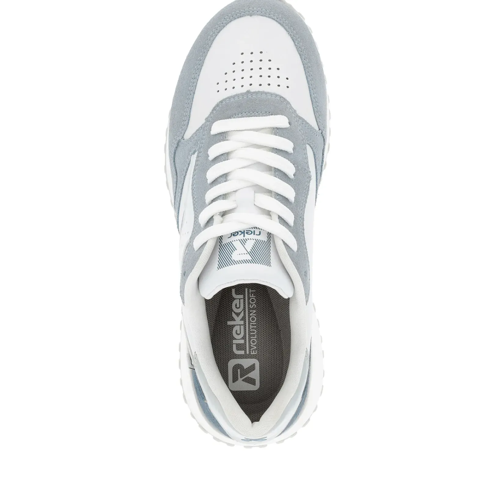 Fashion Rieker Damskie Tenisowki Low Ocean Blue