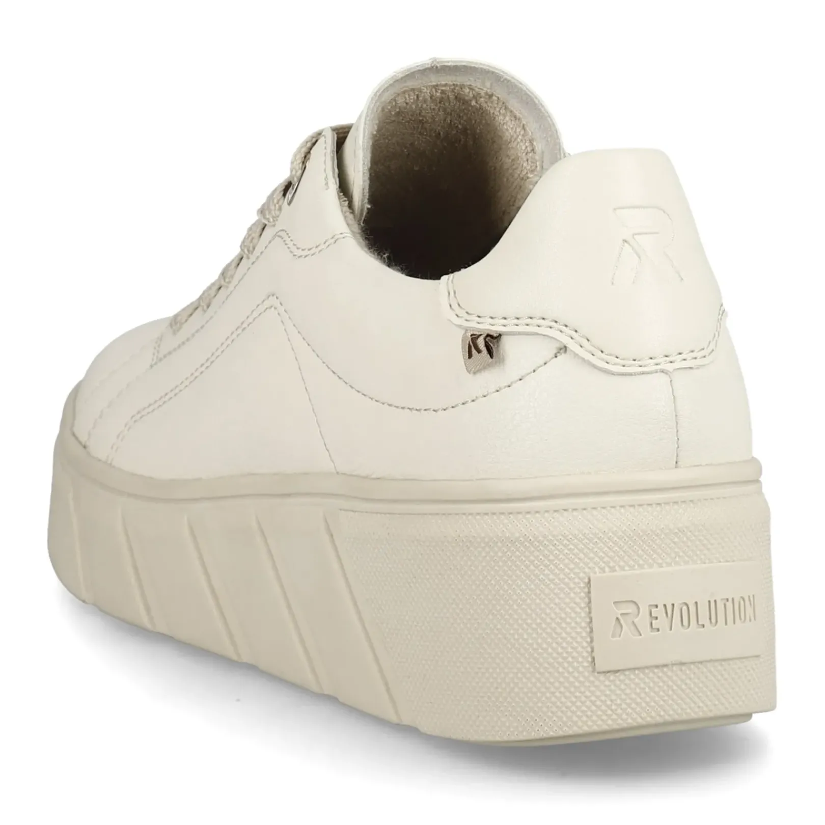 New Rieker Damskie Tenisowki Low Frost White