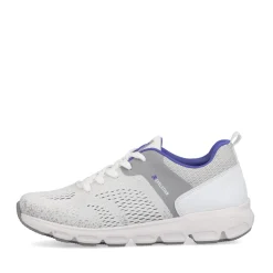 Discount Rieker Damskie Tenisowki Low Frost White