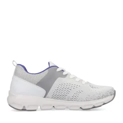 Discount Rieker Damskie Tenisowki Low Frost White
