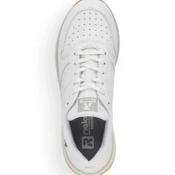 Clearance Rieker Damskie Tenisowki Low Frost White
