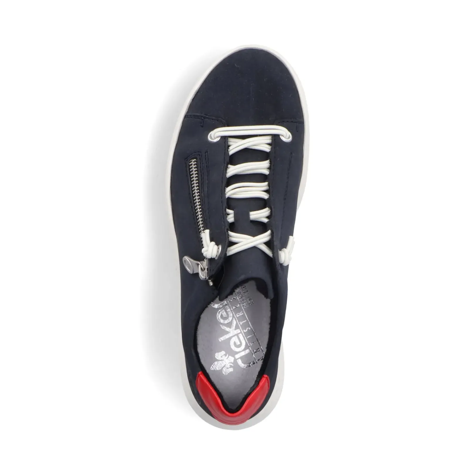 Online Rieker Damskie Tenisowki Low Steel Blue